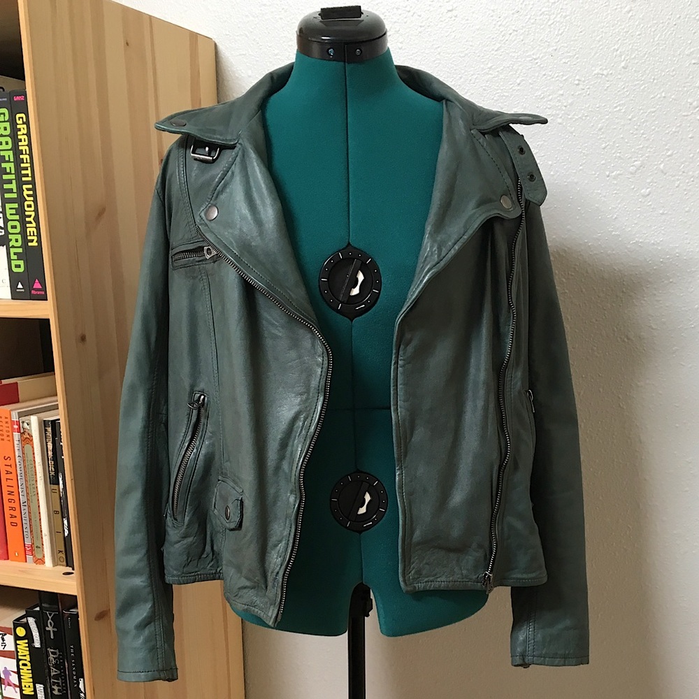 Lucky Brand Moto Jacket (Castlerock Grey 7w30606)